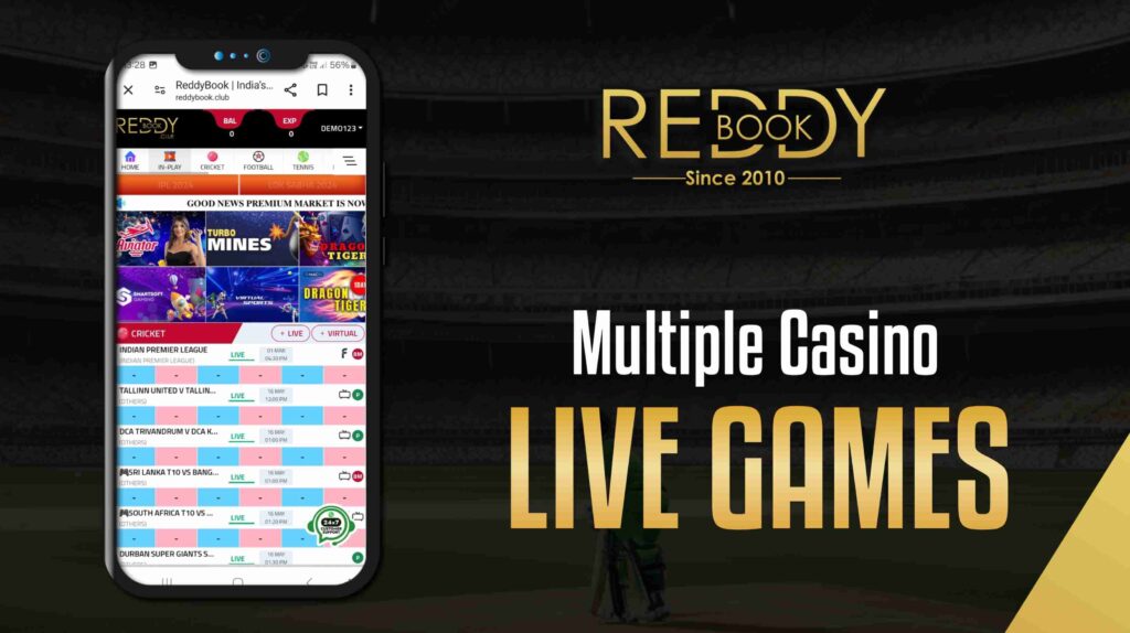 Reddy Anna Book No 1 3 Reddy Anna's Multiple Live Casino Games: Real-Time Thrills with a Trusted Platform