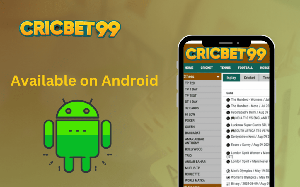 Cricbet99 11 Cricbet99 Available on Android and IOS