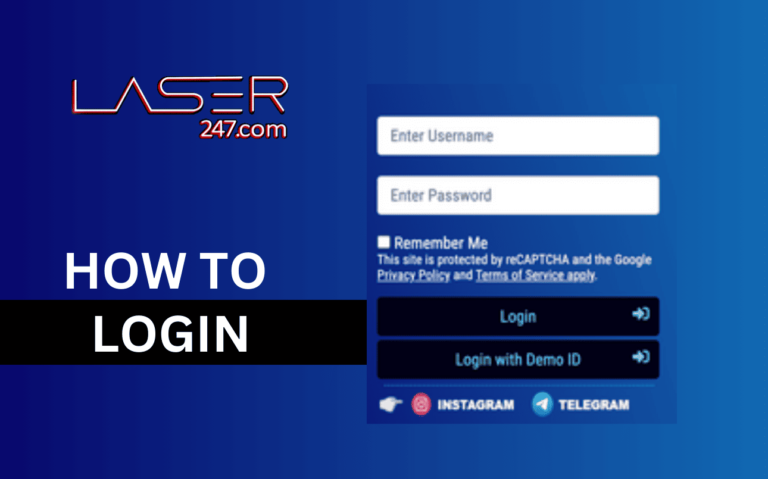 How to Login on Laser247