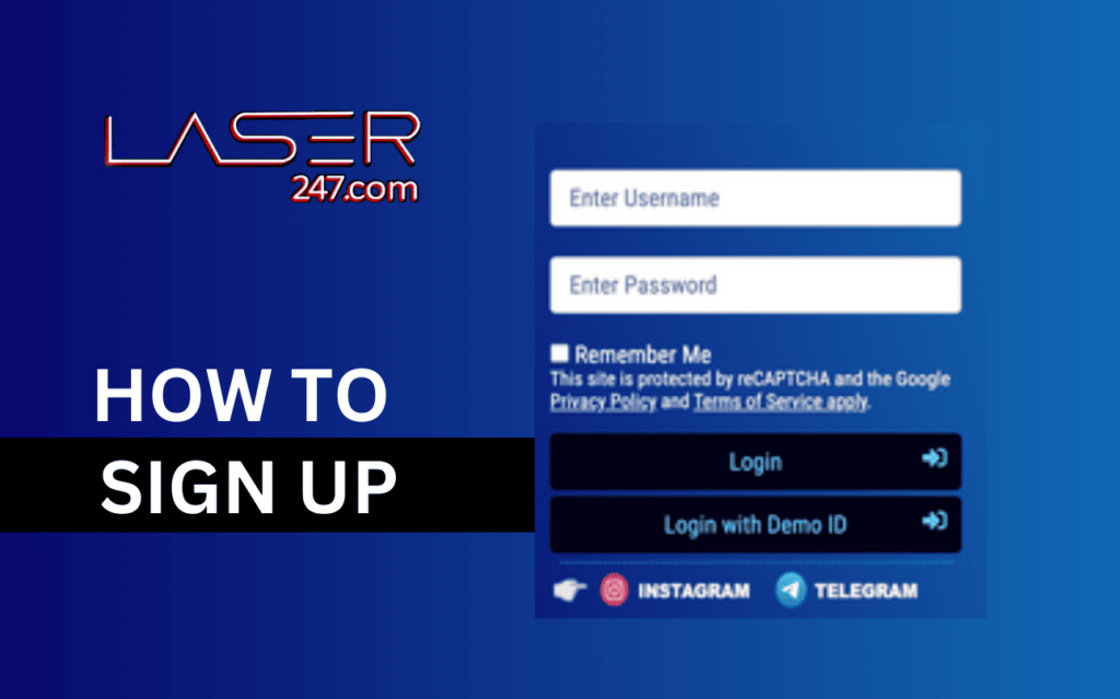 Laser247 3 How to Sign Up on Laser247