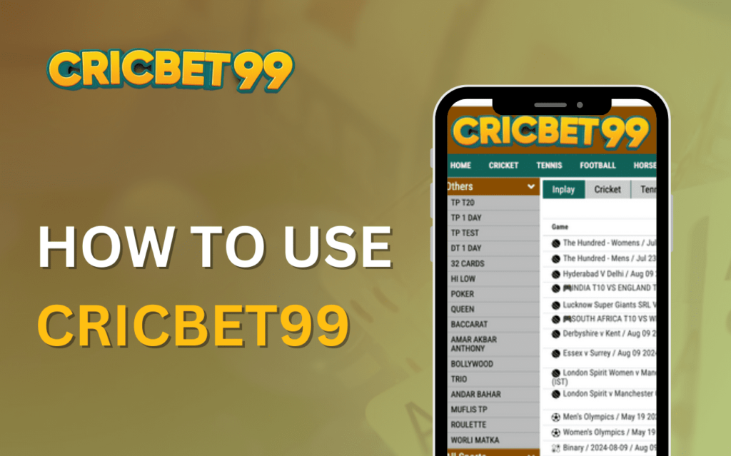 How to Use Cricbet99