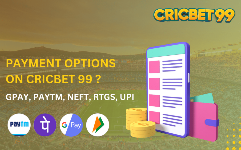 Payment Options on Cricbet99